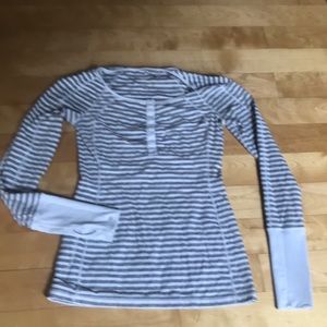 Lululemon striped longsleeve shirt